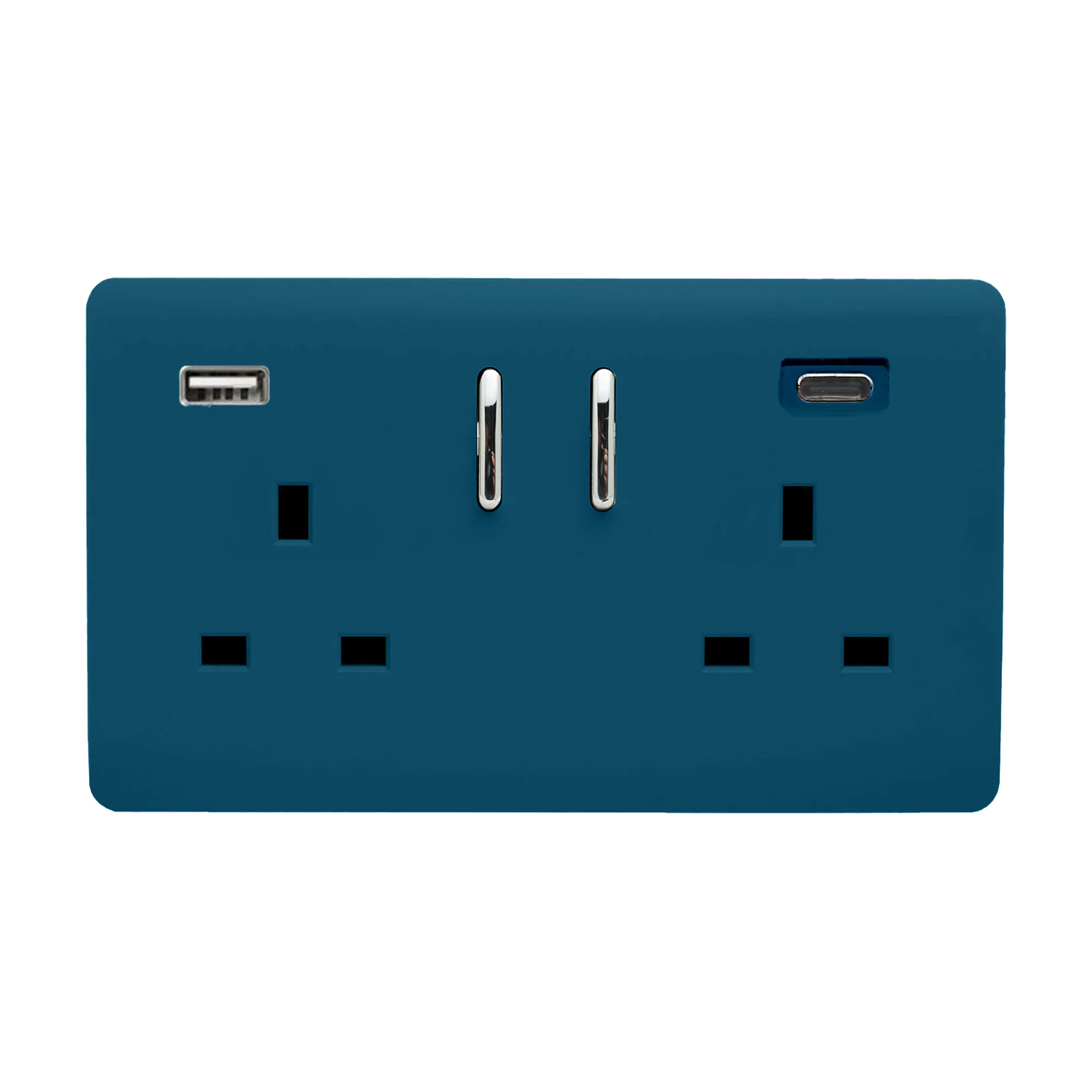 Midnight Blue Wiring Accessories Trendi Decorative Screwless